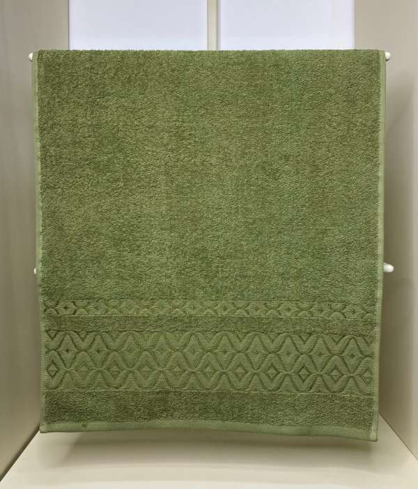 Полотенце махровое 50х90 "PANDORA", зеленый