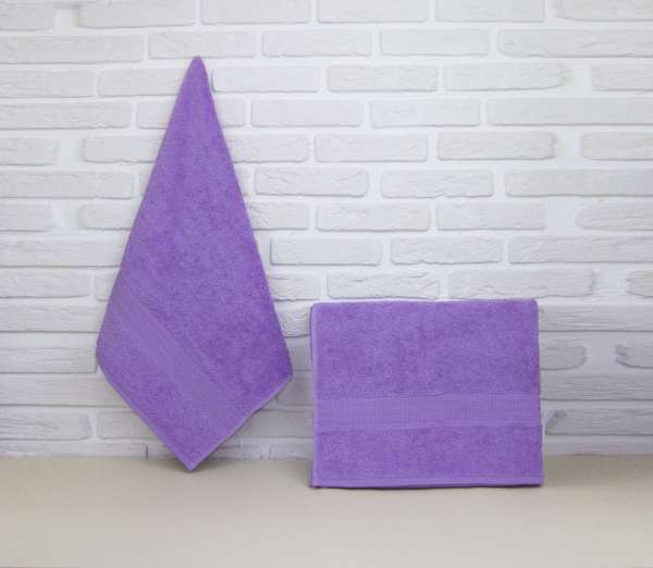 Махровое полотенце 70x140 "RAINBOW", лиловый, 100% Хлопок