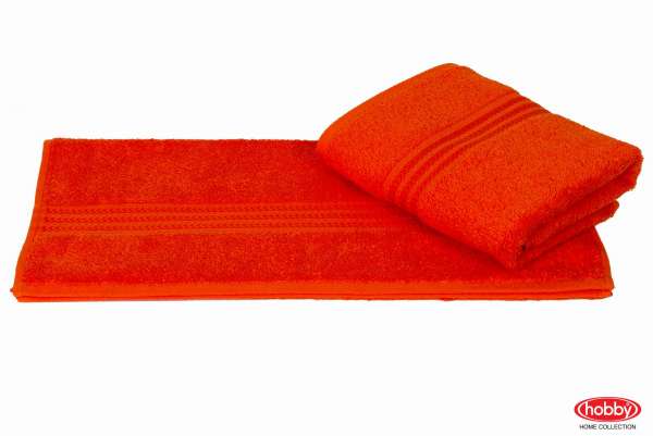 Махровое полотенце 70x140 "RAINBOW", оранжевый, 100% Хлопок