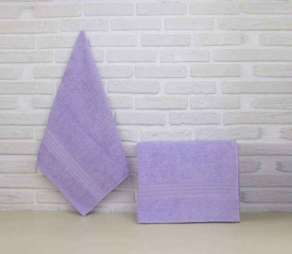 Махровое полотенце 70x140 "RAINBOW", св.лиловый, 100% Хлопок