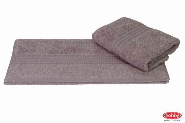 Махровое полотенце 70x140 "RAINBOW", серый, 100% Хлопок