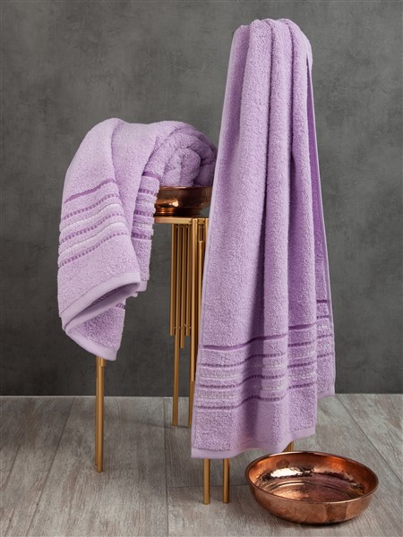 Махровое полотенце 50x90 "SPORTY", лиловый 100% Хлопок